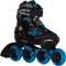 Roces Moody TIF - Inline Skates - Verstelbaar 36-40 - Zwart Blauw