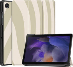 iMoshion Tablet Hoes Geschikt voor Samsung Galaxy Tab A8 (2021/2022) - iMoshion Design Trifold Bookcase - Groen /Retro Green