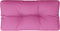 vidaXL - Palletkussen - 80x40x12 - cm - stof - roze