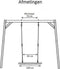 Nestschommel Comfort Groen Ø100 cm PP touwen