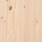 vidaXL - Garagekast - 40x51x85 - cm - massief - grenenhout - wit