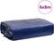 vidaXL - Dekzeil - 600 - g/m² - 6x8 - m - blauw