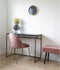 House Nordic Geneve Eetkamerstoel Velvet - Roze Messing - Set van 2