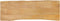 vidaXL - Tafelblad - met - natuurlijke - rand - 140x40x3,8 - cm - massief - mangohout
