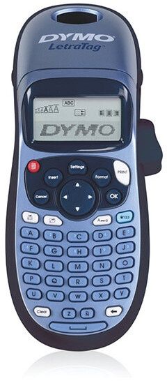 Dymo LetraTag LT-100H - Labelprinter - Printresolutie 160 dpi - Blauw