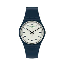 Swatch SO28N101 - Polshorloge - Kwarts - Blauw (Ø 34 mm)