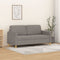 vidaXL - Tweezitsbank - 140 - cm - stof - taupe