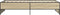 vidaXL - Bedframe - bewerkt - hout - en - metaal - sonoma - eikenkleurig - 90x200 - cm