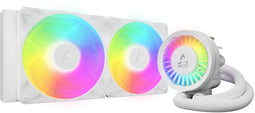 Arctic Liquid Freezer III Pro 280 A-RGB - Vloeibare koeling - 2 ventilatoren - Wit