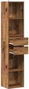 vidaXL - Boekenkast - 36x30x171 - cm - bewerkt - hout - oud - houtkleurig