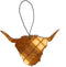 Kerstboomhanger hooglander kop tartan - Caroline Wolfe Murray