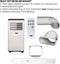 TechnoLife TL-9001 - Mobiele Airco - 9000 BTU - Wit/Zwart