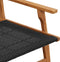 vidaXL - Tuinbank - Zwart - 122x76x73,5 - cm - Massief - Acaciahout