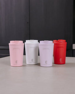 Castagnola Thermosbeker - Koffiebeker To Go - 380 ML - Wit