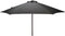 Pro Garden Tuinparasol Menorca - D230 cm - donkergrijs - zonwering - kantelbaar - parasol - met hoes