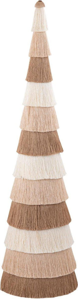 PTMD Deco Object Kevene - 29x29x123 cm - Polyester - Creme