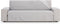 Bankbedekking Eysa SILVER Lichtgrijs 100 x 110 x 190 cm