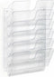 Durable Flexiplus folderhouder - 52 x 34 x 10 cm - Transparant - 6 liggende A4 vakken