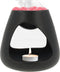 Scentchips® Triangel Hoog - Waxbrander - Geurbrander - Oliebrander - Wax Melts Brander - Aromabrander - Ook Geschikt Voor Essentiële Oliën - Geurolie - Waxmelts - Zwart