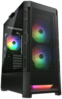 Cougar Airface RGB - Tower Behuizing - ATX EATX Micro-ATX Mini-ITX - Zwart