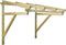 vidaXL - Deurluifel - 200x100x100 - cm - massief - grenenhout
