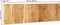 vidaXL - Hoofdbord - 180 - cm - massief - acaciahout