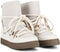 PS Poelman MIA - Dames Snowboots - Suède met schapenwol - Gebroken wit