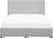 ROCHELLE - Bed opbergruimte - Lichtgrijs - 140 x 200 cm - Polyester