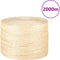 vidaXL - Touw - 3 - mm - 2000 - m - 100% - sisal