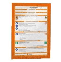 Duraframe Durable 487209 A4 oranje | 10 stuks