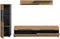 Furnilux Canu - Woonkamercombinatie - Staand-hangend - Bruin - 33x221x141cm