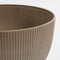 Mica Decorations Doppio - Bloempot op poten - H21 x Ø40 cm - Lichtgewicht - Taupe