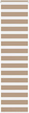 vidaXL - Zebra - Blind - 65x200 - cm - stofbreedte - 60,9 - cm - polyester - zandbruin
