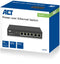 ACT AC4430 - Unmanaged Switch - 6x 10/100Mbps - 4x PoE+ (30W) - PoE-budget 60W