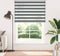 vidaXL - Zebra - rolgordijn - 165x200 - cm - stofbreedte - 160,9 - cm - donkergrijs