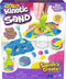 Kinetic Sand - Squish N’ Create met 382 g blauw geel en roze origineel kinetisch zand en 5 gereedschappen - Sensoriche speelgoed