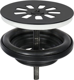 Differnz Afvoerplug - Afvoerstop - Ø 64 mm - Mat zwart