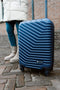 Norlander TMS Handbagagekoffer - Reiskoffer - Trolley - 32,5 x 22,5 x 52 cm - Blauw