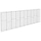 vidaXL - Schanskorfmuur - met - deksels - 600x30x200 - cm - gegalvaniseerd - staal