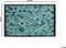NIKFER - Laagpolig vloerkleed - Turquoise - 140 x 200 cm - Leer