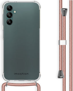 iMoshion Hoesje Geschikt voor Samsung Galaxy A14 (5G) Hoesje Met Koord - iMoshion Backcover met koord - Transparant