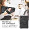 Accezz Rugged Backcover - Tablet Hoes met Schouderstrap - Ingebouwde Screenprotector - Zwart