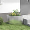 Hoek Plantbak Zilver 45 x 45 x 35 cm Gegalvaniseerd staal