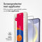 Accezz Samsung Galaxy S24 Plus - Gehard Glas Full Cover Screenprotector - 9H krasbestendig - Zwart