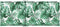 vidaXL - Stoelkussens - 4 - st - hoge - rug - bladpatroon - stof