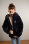 Like Flo F207-5210 - Meisjes Reversible Winterjas - Duurzaam - Navy (134)