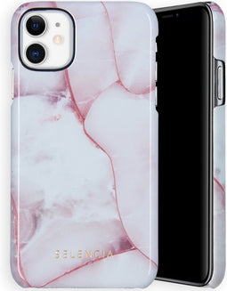 Selencia Hoesje Geschikt voor iPhone 11 Hoesje - Selencia Maya Fashion Backcover - roze
