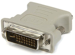 Startech DVIVGAMF - DVI naar VGA Verloopadapter - DVI-I (m) naar VGA (f) - Beige