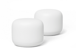 Google Nest Wifi - Router + Access Point - Snelle betrouwbare verbinding - Wit (2 stuks)