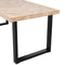WOOOD Tablo Tafel Visgraat met U-Poot - Mango - 75x200x90